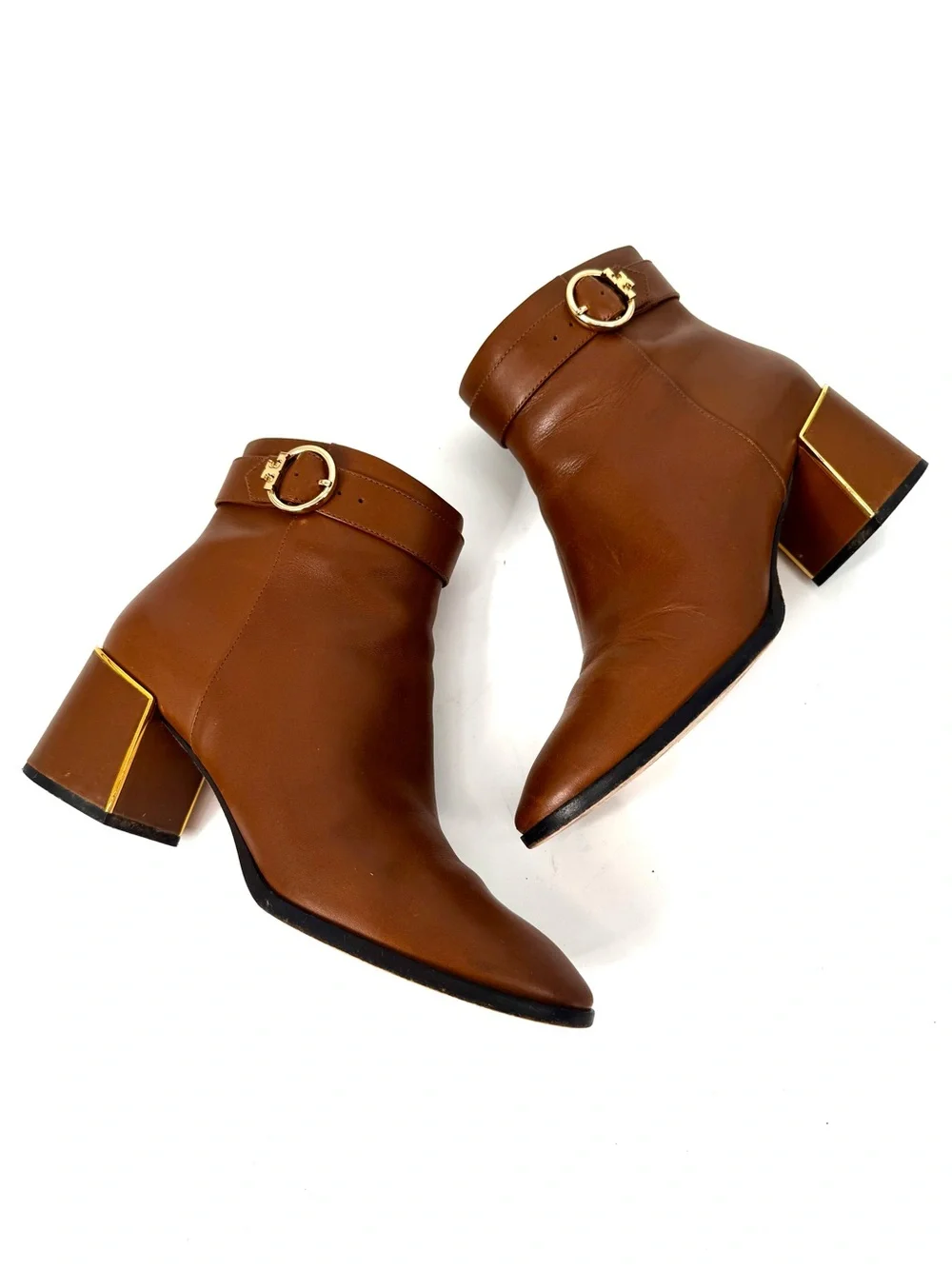 Tory Burch Bootie Sophia 60mm Festive Brown 8